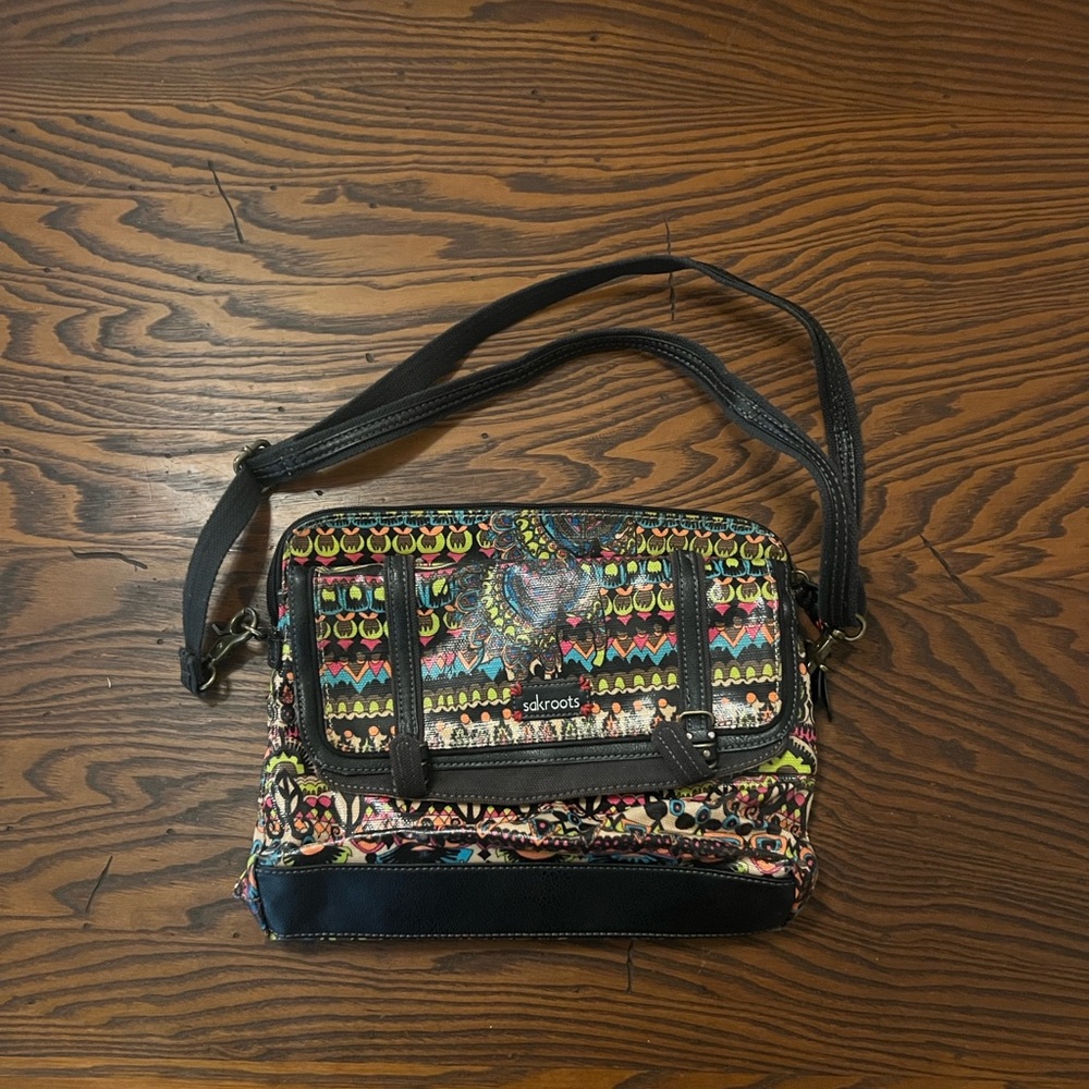 Sakroots Vibrant Multicolor Crossbody Bag